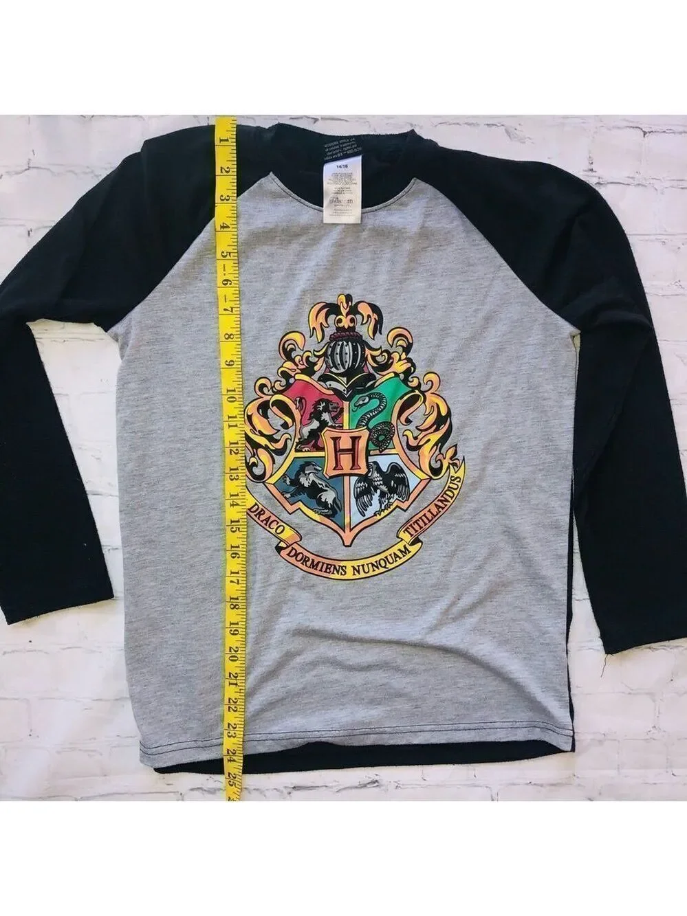 EUC kids large (14/16) harry potter LS pajama shirt